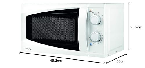 Micro-ondes MTM 2070 W grill 20L 700w avec plateau tournant compact - 7