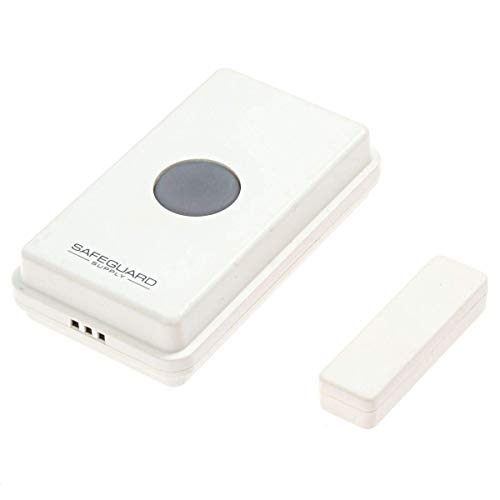 Safeguard Supply Extra Loud Doorbell- 120Db Door Buzzer For Business Entry - Unique Loud Wireless Doorbell For Noisy Or Large Areas - One Door Buzzer Entry System Kit Provides Complete Coverage #TOP2