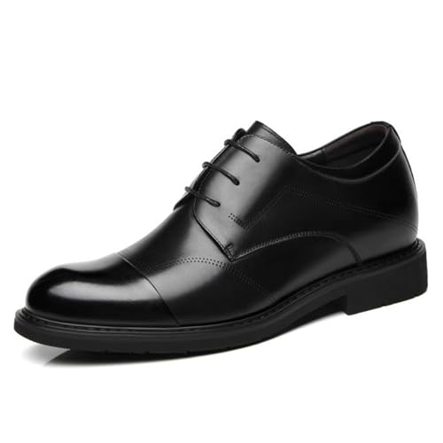 Height Increasing Shoes for Men, Anti-Slip Elevator Business Oxfords Height-Boosting Formal Dress Shoes