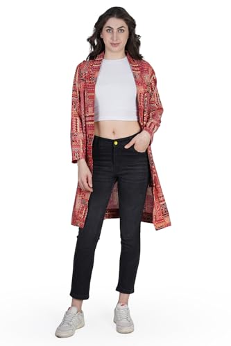 Image of Nora Nico Aamzon Brand Womens Cotton Long Shrug