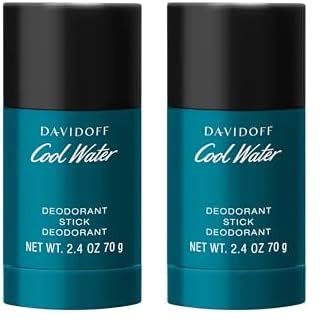 Davidoff Cool Water Deodorant Stick for Men Alcohol Free, 2.4-Oz. (Pack of 2)