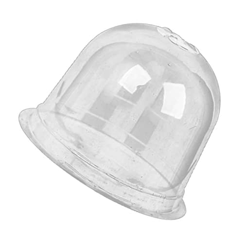 FONDOTIN Transparent Plant Dome Cover Reusable Garden Cloches for Winter Protection Outdoor Plant Bell Protector for Potted Plants for Growing Tomatoes and Flowers