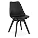 Paris Prix - Chaise Design Toledo 82cm Noir