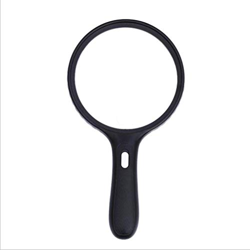 Lupa de leitura HD lente de resina óptica com luz 3LED 138 mm decoração de sala de presente grande É