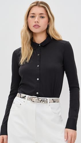Image of Theory Women's Riduro Long Sleeve Button Down
