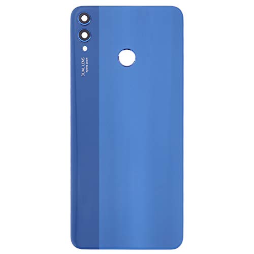 Cache batterie Honor 8X bleu antichoc avec vitre objectif photo intégrée - 2