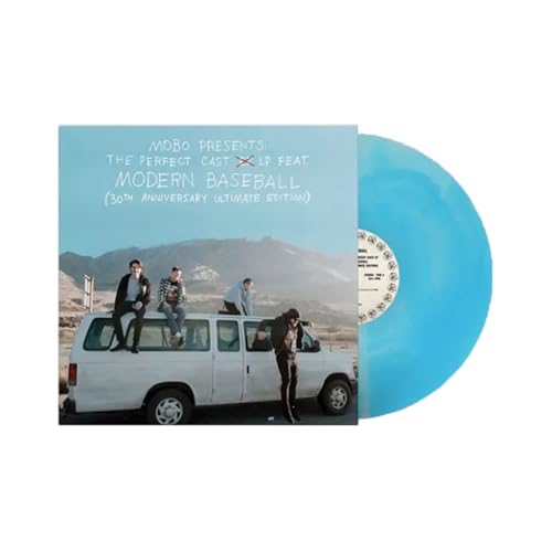 MOBO Presents: The Perfect Cast feat. Modern Baseball 30th Anniversary Clear Baby Blue Swirl image 2