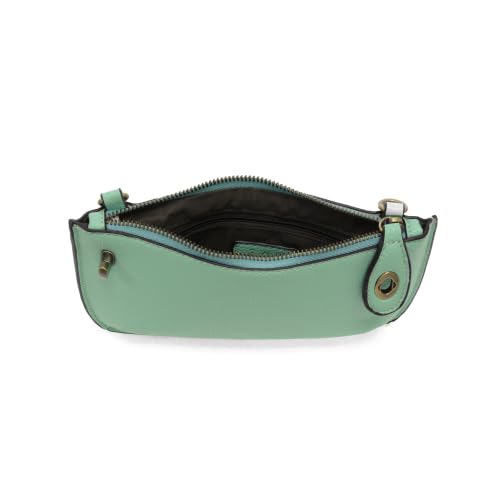 Image of Joy Susan Women's Fashion Purse Mini Crossbody Wristlet Clutch Hand Bag - Hint of Mint