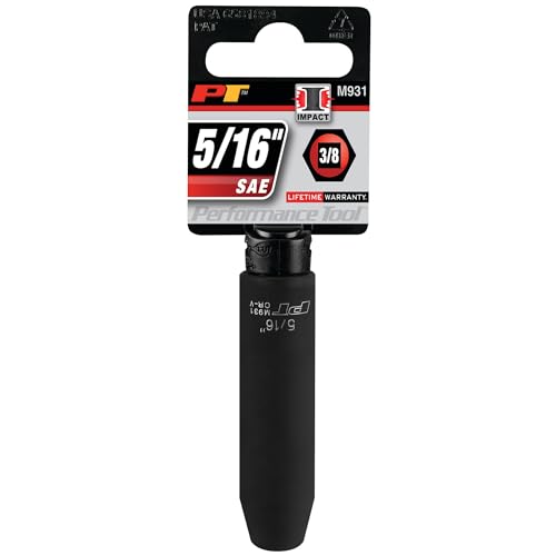 Image of Performance Tool M931 3 /8 in. Drive 5 /16 in. 6-Point Deep Impact Socket