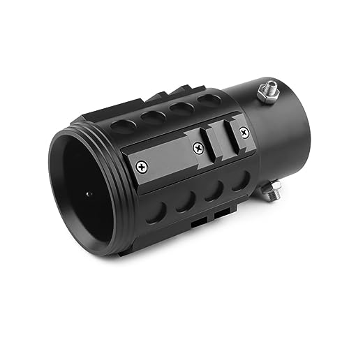 Embout d'échappement 63mm voiture universelle en aluminium noir au design épuré