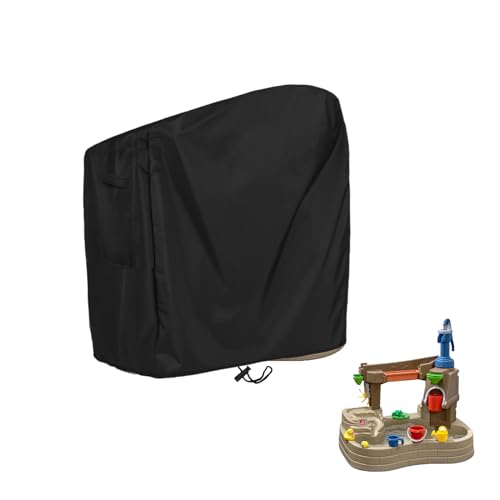 YZNKLXF Water Table Cover,Kids Water Sensory Table Pool Cover,Suitable for Pump & Splash Discovery Pond Water Table Waterproof Dust Proof (Black)