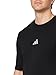 Adidas Men's Essentials 3-Stripes Sportswear T-Shirt, Black/White, Large