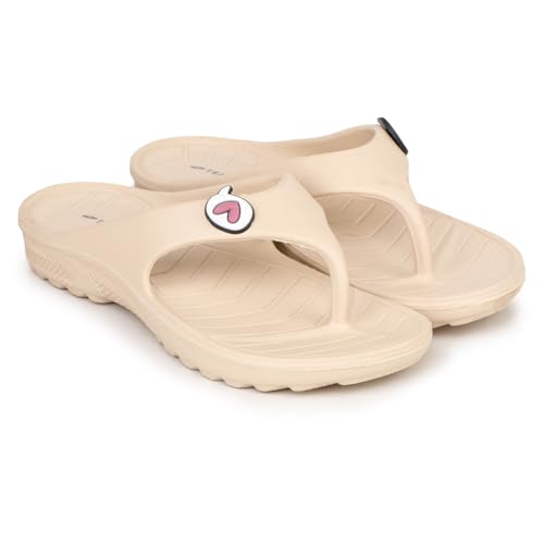 Image of TRASE Flip Flops Lightweight Comfortable Soft Sole Flat House Slippers For Woman, Anti Skid Stylish Footwear Perfect For Summer, Beach And Casual Wear