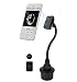 Macally Car Cup Holder Magnetic Phone Mount with for Extra Long Neck & 2 Metal Plates for iPhone 11 Max Pro Xs Max XR X 8 Plus 7 Plus 6S 6 Plus, Samsung Galaxy S10 S9 Note & Most Cell Phones (MCUPMAG)