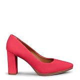  Urban – Zapatos de tacón Alto de Ante, Rojo, EU 38