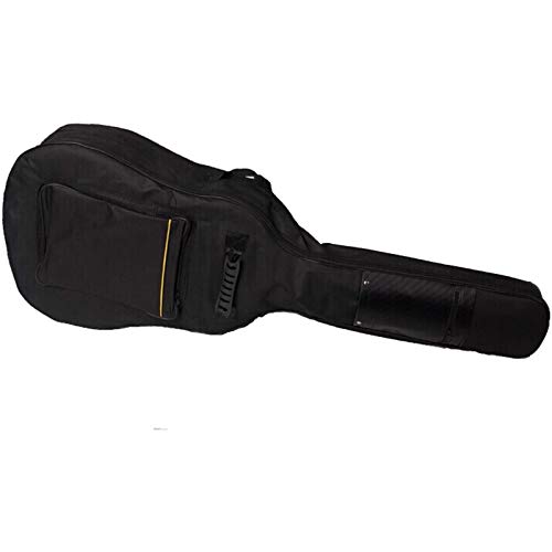 Faswin 41 Inches Guitar Bag Dual Adjustable Shoulder Strap Acoustic Guitar Gig Bag, Guitar Case Waterproof Oxford Cloth 0.3 Inch Thicken Sponge Pad, Black - Image 3
