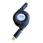 Tera Grand RETH-WH343 Premium High Speed HDMI Retractable Cable, 4.25-Feet