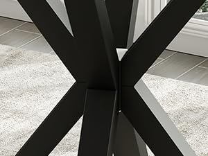 BOTAOYIYI Modern Table Base 28" Metal Coffee Table Legs with Suction Cups, Desk Base for Marble,Glass,Wood Top, Set of 4 Furniture Legs for Home,Kitchen,DIY Bench Legs End Table