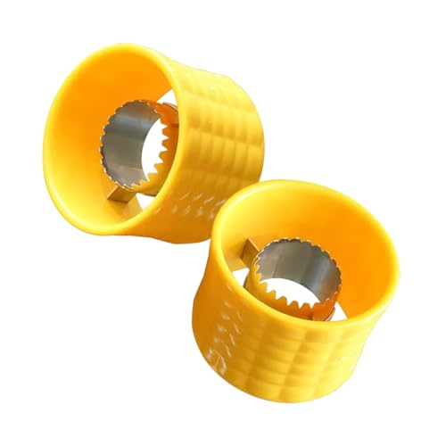 Image of Corn Peeler, Stainless Steel Corn Cutter & Kernel Remover, Manual Circular Thresher, Portable Kitchen Gadget with Hand Protector, Easy Corn Stripping Tool for Home & Cooking