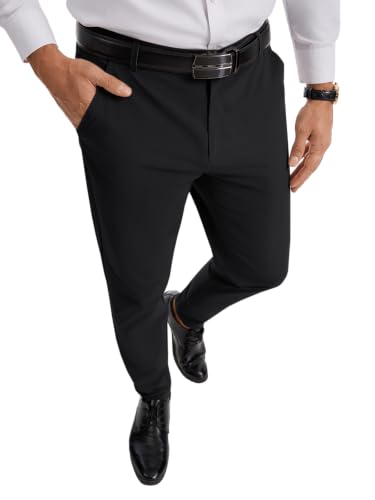 Runcati Mens Lightweight Dress Pants Slacks Stretch Trousers 30"/32"/34"