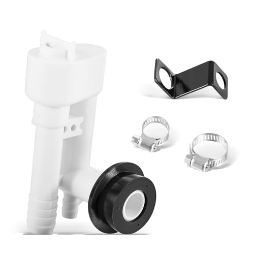 Image of 385230335 Vacuum Breaker Kit fit for Dometic 100, 200, 300, 500+, 500H RV Toilets, with Spray Diverter Valve Assembly