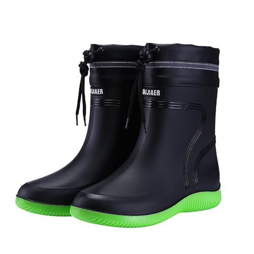 Bout de chaussure rond et bottes de pluie femme boucle Gn3