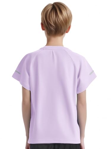 Kids Unisex Quick-Dry Athletic Sports Shirt Short Sleeve T-Shirt for Running Training Gym2