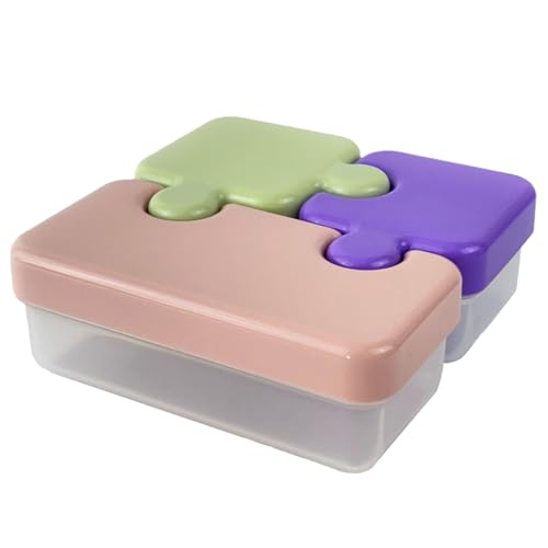 スナックボックス コンテナ,仕切られた 繰り返し使える 食事の準備 - 軽量ランチ容器 | フルーツ・キャンディ・クラッカー提供用、学校・旅行・アウトドア・仕事・ビーチ・テーブル向け
