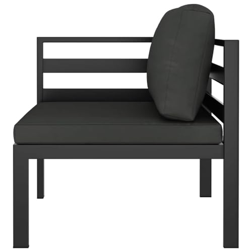 Sofá modular de aluminio resistente a la intemperie acabado de lujo 5