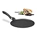 Produktbild Relaxdays Gusspfanne Crêpes 29 cm mit niedrigem Rand, pflegeleichte, antihaftbeschichtete Aluguss Crêpepfanne, schwarz