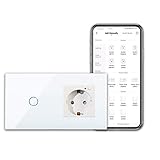 APP-STEUERUNG: Verwenden Sie die Smart Life App(Unterstützt IOS und Android), um das Schalter und Steckdose zu steuern, egal wo Sie sich befinden. Stellen Sie Zeitpläne oder Timer zum Ein- und Ausschalten ein. Erstellen Sie Szenen, um eine Gruppe von Lichtern zu steuern. Teilen Sie die Kontrolle mit Familien.