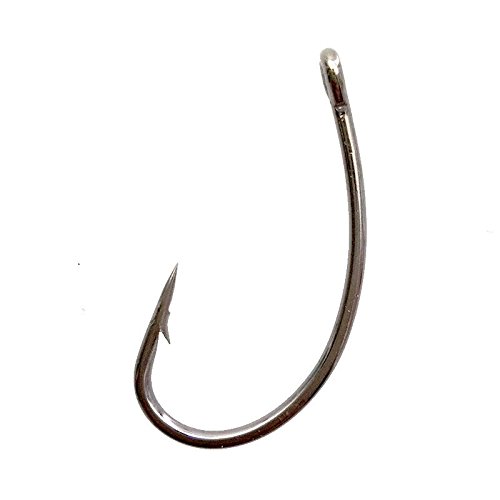 JSHANMEI ®Matte Black Carp Fishing Hook Curve Shank Hooks 8245 Barbed Fishing Hook 3 Sizes Avaiable Advanced Fishing Solutions (6#-50pcs) - Image 2