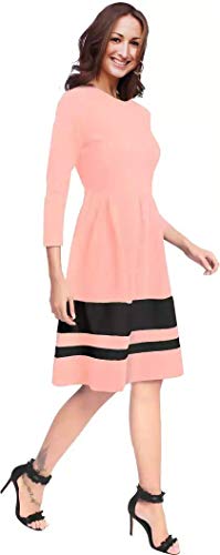 Image of LookMark Cotton A-Line Knee-Length Women's Dress