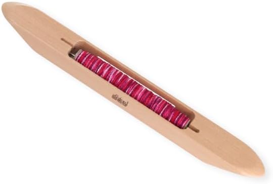 Ashford 15 inch Boat Shuttle with 6 inch XL Bobbin, Brown