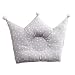 DierCosy Almohada con Forma de Cabeza de bebé, cojín con Forma de Cabeza recién Nacida, prevenir el Respaldo de Cabeza Plana Almohada de Lactancia Gris, prevenir el cojín de niños de Cabeza Plana
