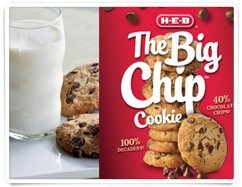 Amazon.com: H‑E‑B The Big Chip Chocolate Chip Cookies10.6 oz(pack