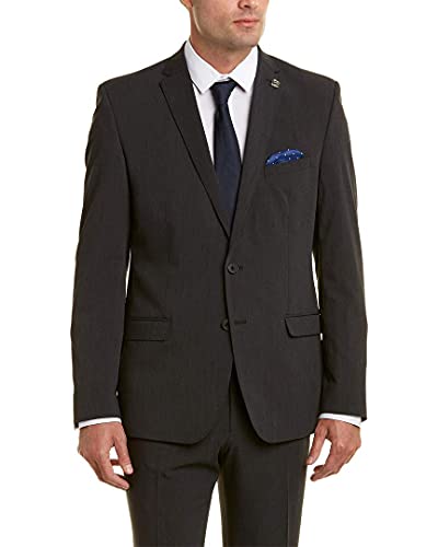 Nick Graham Men's Slim Fit Stretch Finished Bottom Suit2