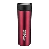 720°DGREE Premium Thermobecher “PleasureToGo” - 450ml, BPA-Frei, Auslaufsicher - Schlanker Edelstahl Kaffeebecher to go, Isolierbecher, Reisebecher Travel Mug mit Deckel - 360°-Trinköffnung - 5h heiß
