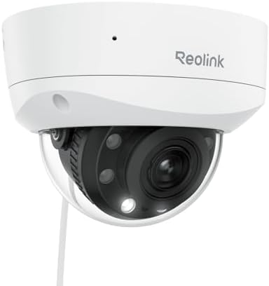REOLINK RLC-843A - 4K PoE Security Outdoor Camera with Spotlights, 5X Optical Zoom, 123° FoV, Two-Way Talk, Human/Vehicle/Animal Detection, IK10 Vandalproof, No PT Supported