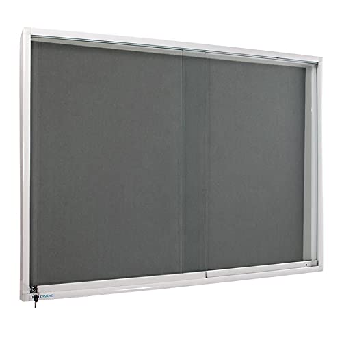 Vitrina de pared tablón de anuncios Pro 67x127 cm | Vitrina de pared Sam Creative | Vitrinas de tablones de anuncios con cerradura