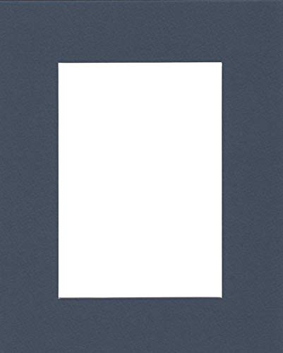 18x24 Acid Free White Core Picture Mats Cut for 12x18 Pictures in Baltic Blue-image-24