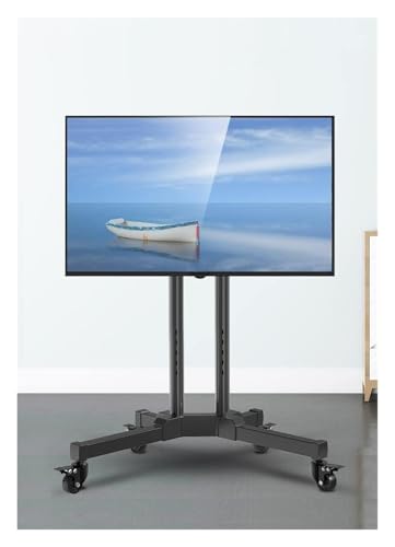 Soporte Móvil para TV con Ruedas, Ajustable en Altura miniatura 6