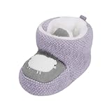 [BaydoG] ベビーシューズ 綿靴 13cm 0-1歳赤ちゃん靴 秋冬防寒シューズ 厚手ボア付き ぽかぽか あったか ルームブーツ ショートブーツ ソフト 滑り止め靴底 可愛い羊柄 出産祝いプレゼント