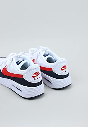 Image of Nike Men's Air Max Sc, White, 7 US, White /University Red-Obsidian (CW4555)
