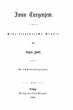 Iwan Turgenjew eine literarische Studie (German Edition)