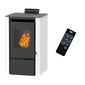 Sannover Anita Pelletofen 7,6 kW Weiß