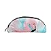 Produktbild Pink Flamingo Red Flamingo Bleistiftetui Stiftbeutel Reißverschluss Kleine Schminktasche Student Briefpapier Büromaterial für Teen Boy Girls