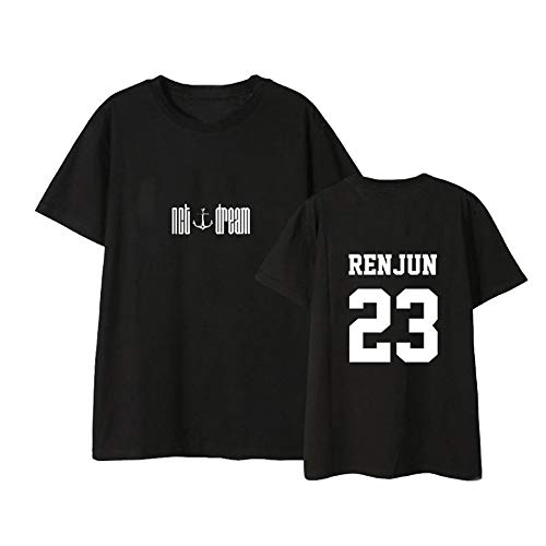 Photo de Kpop Nctzen T-Shirt Femme NCT Dream T Shirt À Manches Courtes K-Pop Merch Fan T Shirt Casual Lettre Tee Taeyong T Shirt