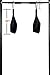 1UP Hanging AB Straps for Fitness, Core Pull Up Strap Body Workout