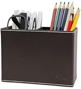 Count カウント PEN-HOLDER パンホルダー デスクペン Amazon.com: Fosinz Pen Pencil Holder Cup Container PU Leather Desk